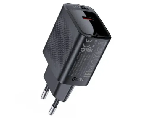 МЗП ACEFAST A82 PD20W GaN single USB-C charger Black mag-6974316283232153791