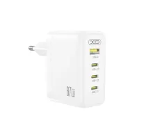 МЗП XO CE39(EU) 67W GaN Fast Charger (3x USB-C 67W / 1x USB-A 22.5W) білий mag-6975837589193153756