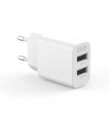 МЗП XO L109 2USB-A 2.4A Charger Білий mag-6920680845293136200