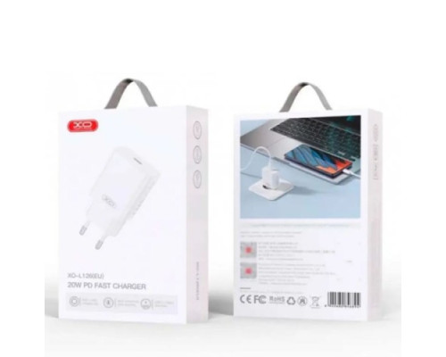 МЗП XO L126 USB-C PD20W Fast Charging Charger Білий mag-692068084689457240