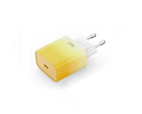 МЗП XO CE18 (EU) PD30W USB-C fast charging charger Жовтий mag-692068085175119235