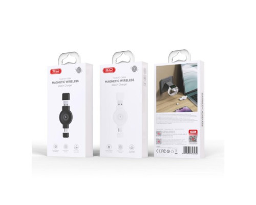 МЗП XO CX026 Apple/Samsung USB-A/, Type-c Watch Wireless Charger Білий mag-692068085657260167