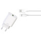 МЗП XO L103 (EU) QC3.0 18W Charger with TYPE-C cable Білий mag-692068083215657210