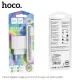 МЗП HOCO C109A Fighter 1USB/18W/QC3.0/Micro Cable White mag-6931474784827146026