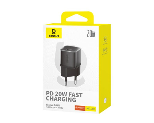 МЗП Baseus GaN5S Fast Charger 1C 20W EU Black P10162503113-00 mag-693217264882456144