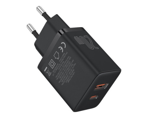 МЗП Baseus Cube Fast Charger C+U 20W EU Cluster Black P10111403113-00 mag-6932172651152128964