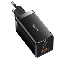 МЗП Baseus GaN5 Pro Fast Charger 2C+U 65W EU Cable Type-C to Type-C 1m Black CCGP120201 mag-6932172617523128878