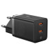 МЗП Baseus GaN5 Pro Fast Charger C+C 40W EU Black CCGP180101 mag-693217262790456112