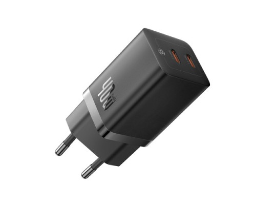 МЗП Baseus GaN5 Pro Fast Charger C+C 40W EU Black CCGP180101 mag-693217262790456112