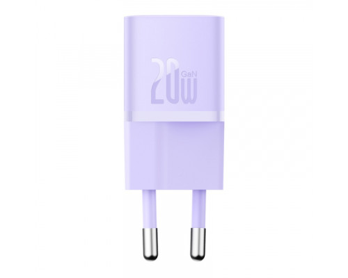 МЗП Baseus GaN5 Fast Charger(mini) 1C 20W EU Purple CCGN050105 (дефект пакування) mag-2000001575017142732