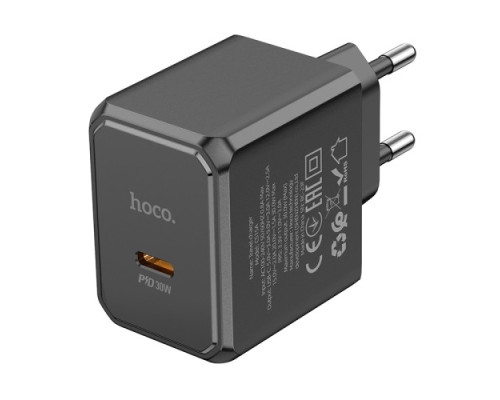 МЗП HOCO CS15A Ocean single port PD30W charger Black mag-6942007603959131465
