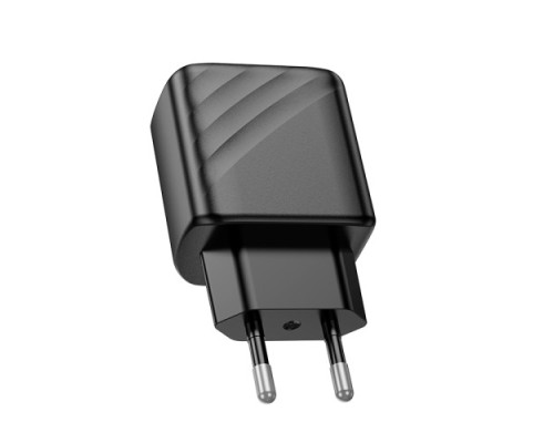 МЗП HOCO CS23A Sunlight dual port PD30W+QC3.0 charger Black mag-6942007609944135798