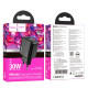 МЗП HOCO CS23A Sunlight dual port PD30W+QC3.0 charger Black mag-6942007609944135798