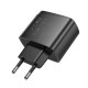 МЗП HOCO CS63A Bright PD65W(1A1C) charger Black mag-6942007638470138660