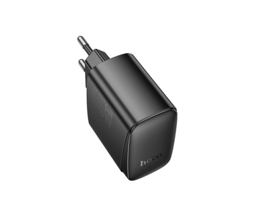 МЗП HOCO CS63A Bright PD65W(1A1C) charger Black mag-6942007638470138660