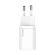 МЗП Baseus Super Si Quick Charger 1C 25W EU Mini White Cable Type-C toType-C 3A 1m White TZCCSUP-L02 mag-6953156206038107323