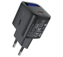 МЗП ACEFAST A113 PD20W GaN (USB-C) with digital display Black mag-6974316284413153314