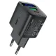 МЗП ACEFAST A114 PD25W GaN charger (USB-A+USB-C) with digital display Black mag-6974316284437153802
