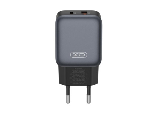 МЗП XO L156(EU) PD30W/QC18W(1A1C) fast charger Чорний mag-6975837582316140448