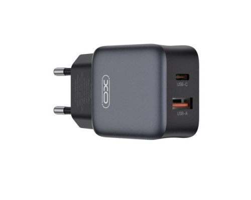 МЗП XO L156(EU) PD30W/QC18W(1A1C) fast charger Чорний mag-6975837582316140448