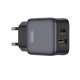 МЗП XO L156(EU) PD30W/QC18W(1A1C) fast charger Чорний mag-6975837582316140448