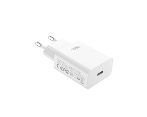 МЗП XO L126 USB-C PD20W Fast Charging Charger with Lightning cable Білий mag-692068084690057241