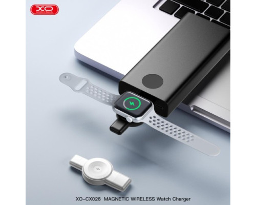 МЗП XO CX026 Apple/Samsung USB-A/, Type-c Watch Wireless Charger Чорний mag-692068085658960168
