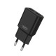 МЗП XO L92C EU dual 2.4A Charger with Type-c cable Чорний mag-6920680825530140636