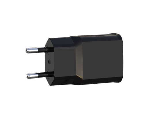 МЗП XO L92C EU dual 2.4A Charger with Type-c cable Чорний mag-6920680825530140636