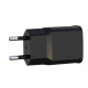 МЗП XO L92C EU dual 2.4A Charger with Type-c cable Чорний mag-6920680825530140636