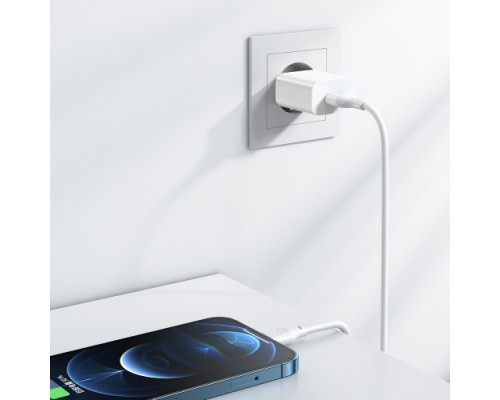 МЗП XO L99 1USB 2.4A Home charger Білий mag-6920680827879140320