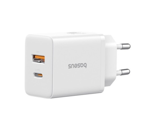 МЗП Baseus Cube Fast Charger C+U 20W EU Cluster White P10111403213-00 mag-6932172651169128965