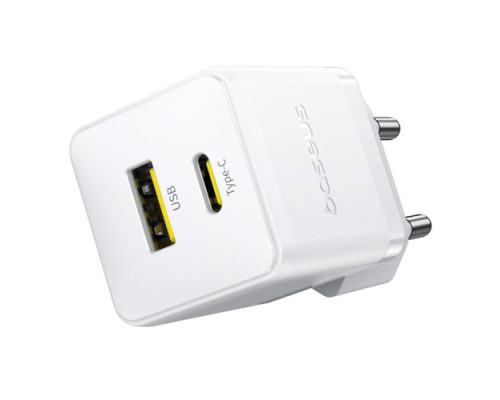 МЗП Baseus Palm Type-C+USB 20W White P10111608213-00 mag-6932172672744129014