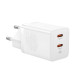 МЗП Baseus GaN5 Pro Fast Charger C+C 40W EU White CCGP180102 mag-693217262791156113