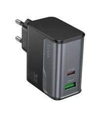 МЗП HOCO CS74A Star Speed PD45W+QC3.0 charger(EU) midnight black mag-6942007653848146742