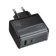МЗП HOCO CS74A Star Speed PD45W+QC3.0 charger(EU) midnight black mag-6942007653848146742