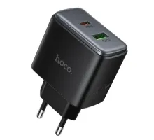 МЗП HOCO C158A Upgrade PD45W(1C1A) charger Black mag-6942007671965153114