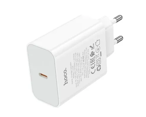 МЗП HOCO C162A Source single port PD40W charger White mag-6942007675222153058