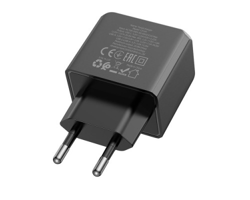 МЗП HOCO CS14A Ocean PD20W+QC3.0 charger Black mag-6942007603898138641