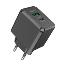 МЗП HOCO CS14A Ocean PD20W+QC3.0 charger Black mag-6942007603898138641