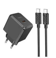 МЗП HOCO CS15A Ocean single port PD30W charger set(Type-C to Type-C) Black mag-6942007603973131466