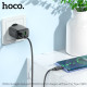 МЗП HOCO CS23A Sunlight dual-port PD30W+QC3.0 charger set(Type-C to Type-C) Black mag-6942007609968135799