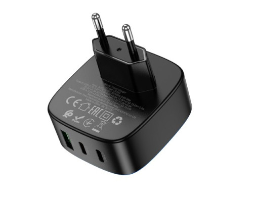 МЗП HOCO CS33A Amanecer PD30W(2C1A) charger Black mag-6942007617512137218