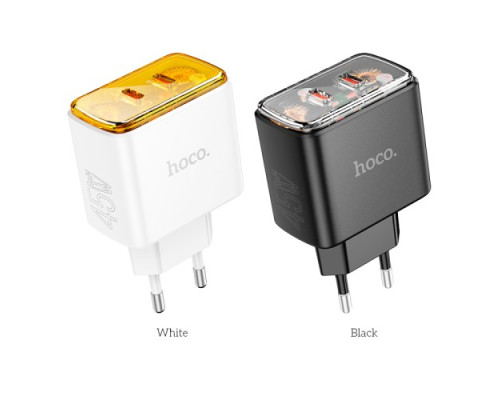 МЗП HOCO CS43A Smart PD45W(2C) charger White mag-6942007620833138121