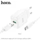 МЗП HOCO C140A Smart single port QC3.0 charger set 18W (QC/FCP/AFC) + Type-C Cable White mag-6942007627832153028