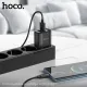 МЗП HOCO C141A Smart dual-port charger set 5V/2.1A + Type-C Cable Black mag-6942007627900152124