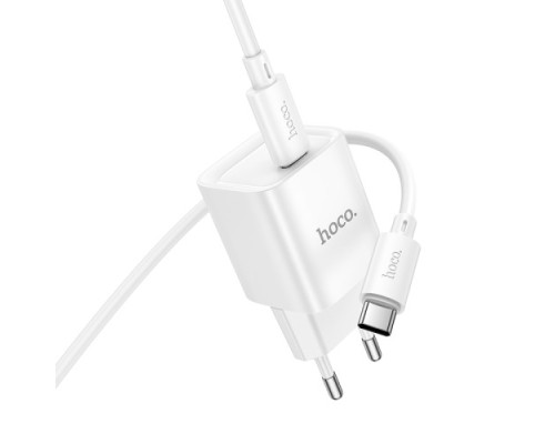 МЗП HOCO C147A Charm PD20W+QC3.0 charger set(C to C) White mag-6942007630290137364