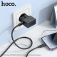 МЗП HOCO AC24 Mini PD25W+QC3.0 universal travel charger Black mag-6942007632379132686