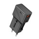 МЗП HOCO AC24 Mini PD25W+QC3.0 universal travel charger Black mag-6942007632379132686