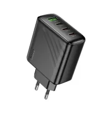 МЗП HOCO CS27A Supply PD67W(3C1A) charger(EU) black mag-6942007639835152313